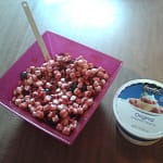Step 4 - Fold in whip topping being sure to mix well so all ingredients are incorporated together