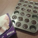 Fill your cupcake papers about 2/3 full.