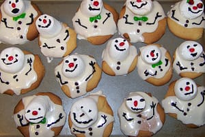 Melting Snowman Cookies