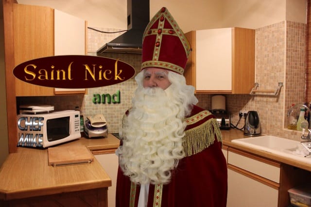 Saint Nick and Chef Mike