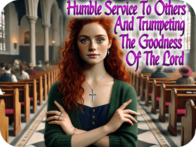 humble-service-to-others-and-trumpeting-the-goodness-of-the-lord