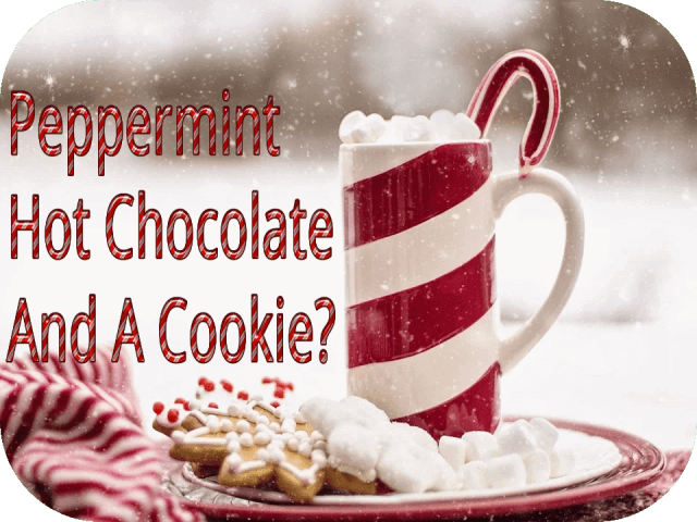peppermint-hot-chocolate-and-a-cookie