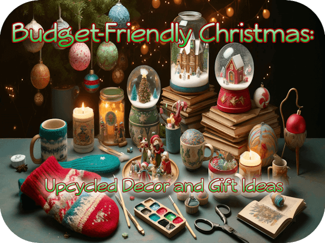 Budget-Friendly Christmas: Upcycled Decor and Gift Ideas