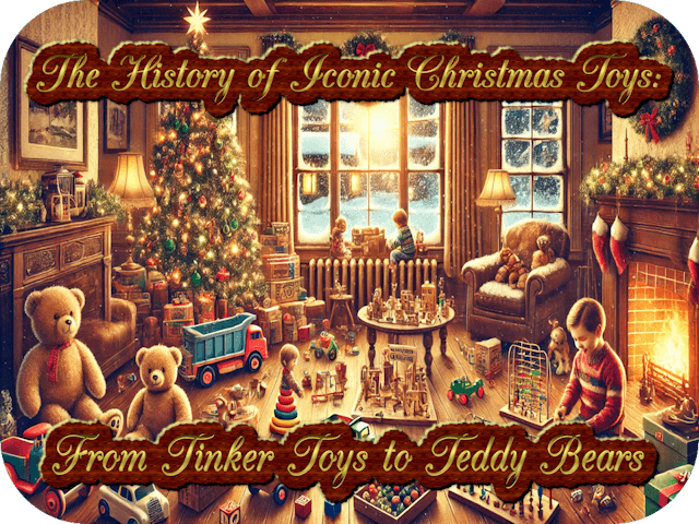 The History of Iconic Christmas Toys: From Tinker Toys to Teddy Bears