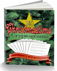 240 Christmastime Cryptograms: Merry Yuletide Code Cracking For Kids Of All Ages